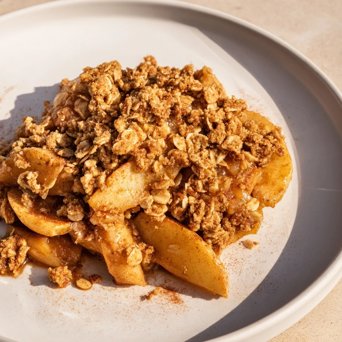 Warm Cinnamon Oat Apple