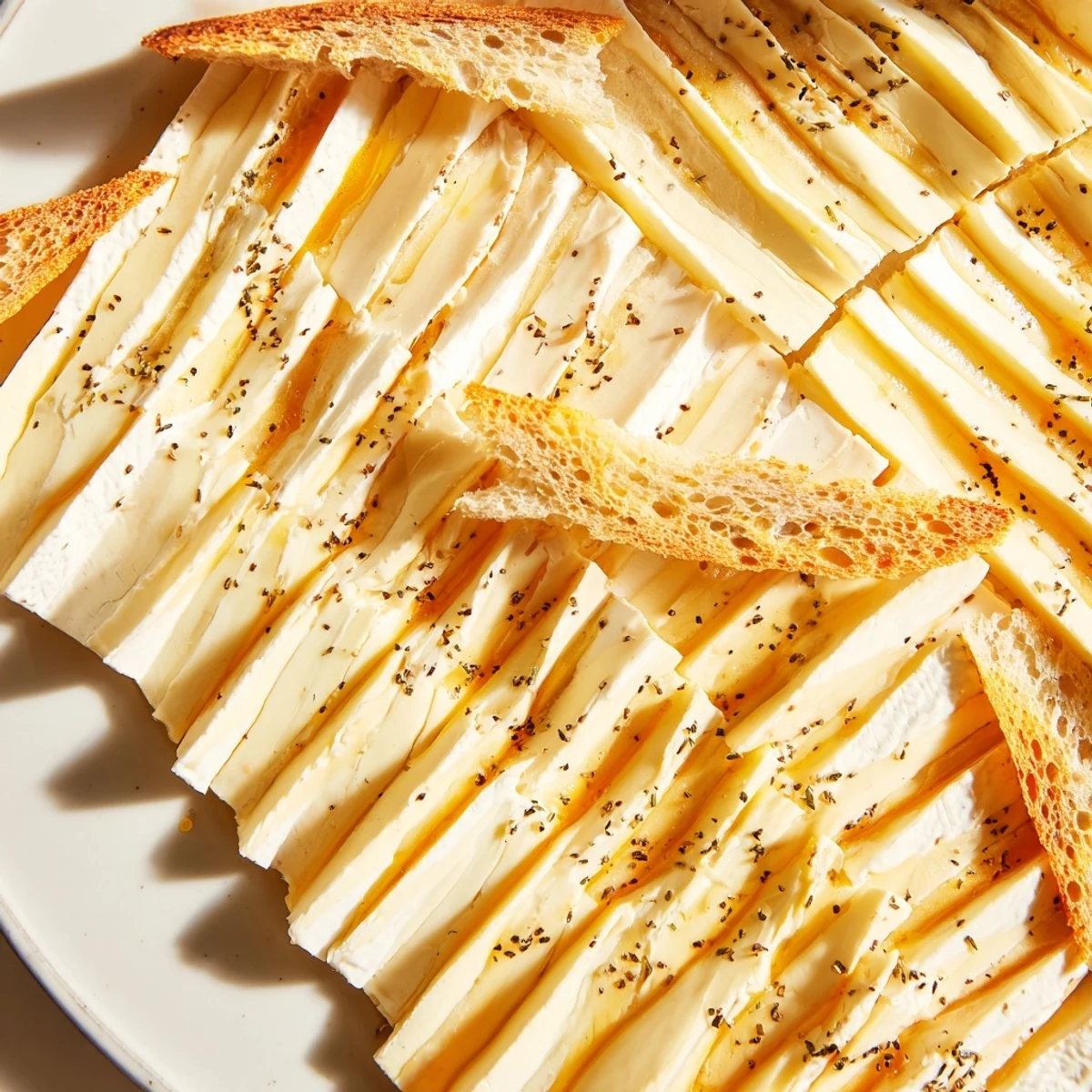 Elegant French Bistro platter featuring artisan baguettes, cheeses, and grapes for a chic appetizer.