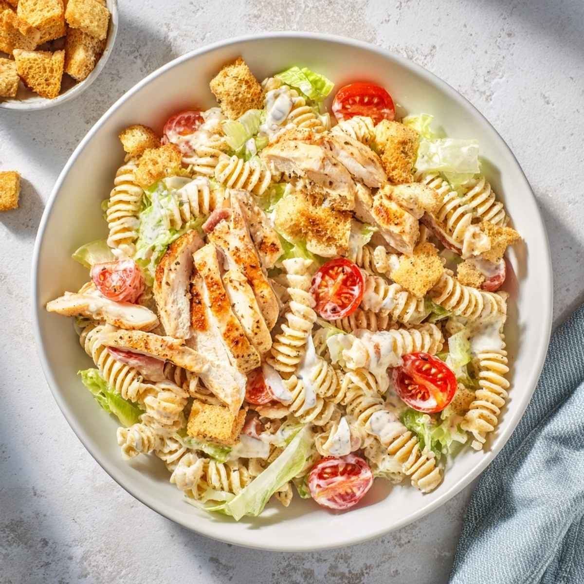 Chicken Caesar Pasta Salad