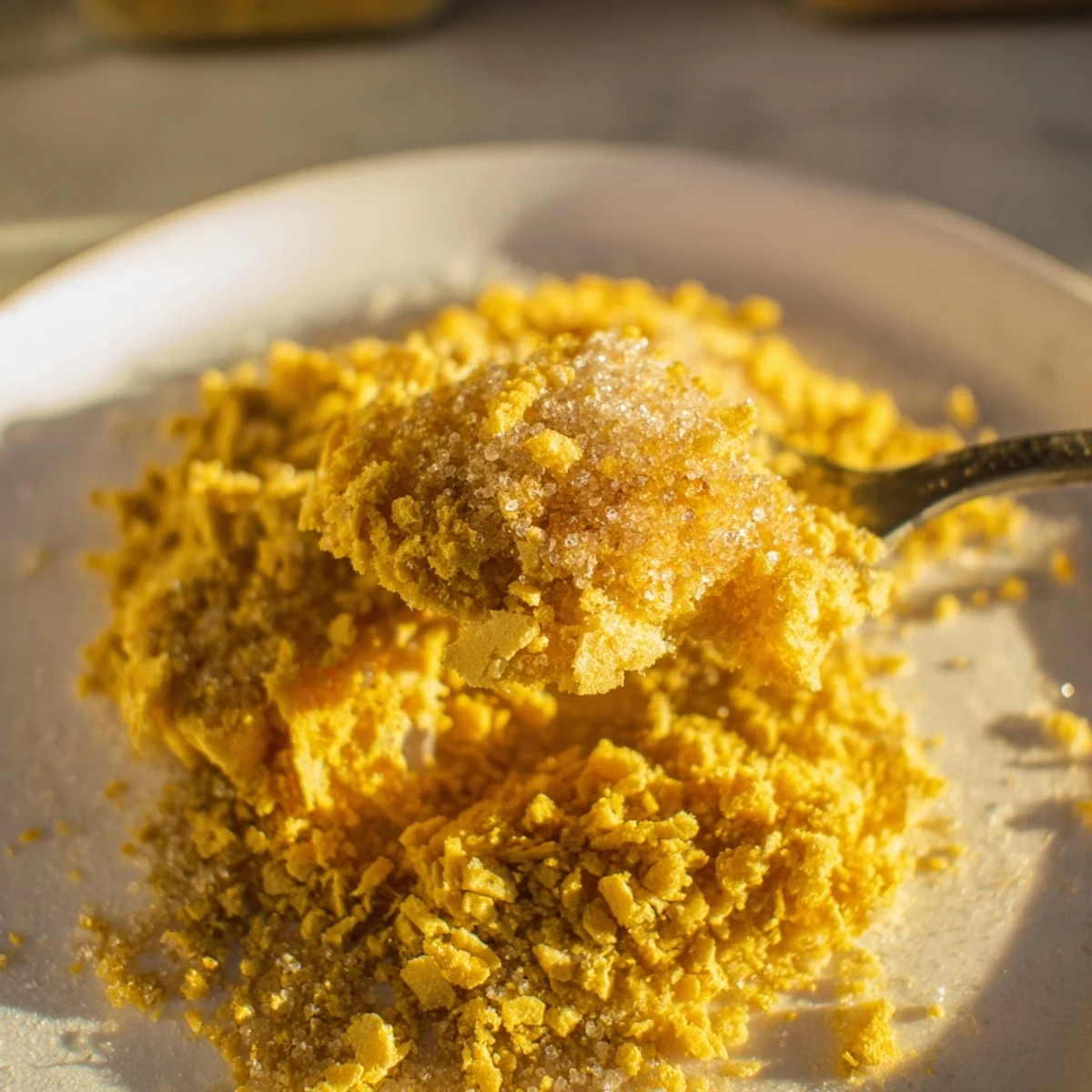 Close-up of golden, air-fried Air Fryer Pasta Christmas Crack, an easy, festive snack for sharing.