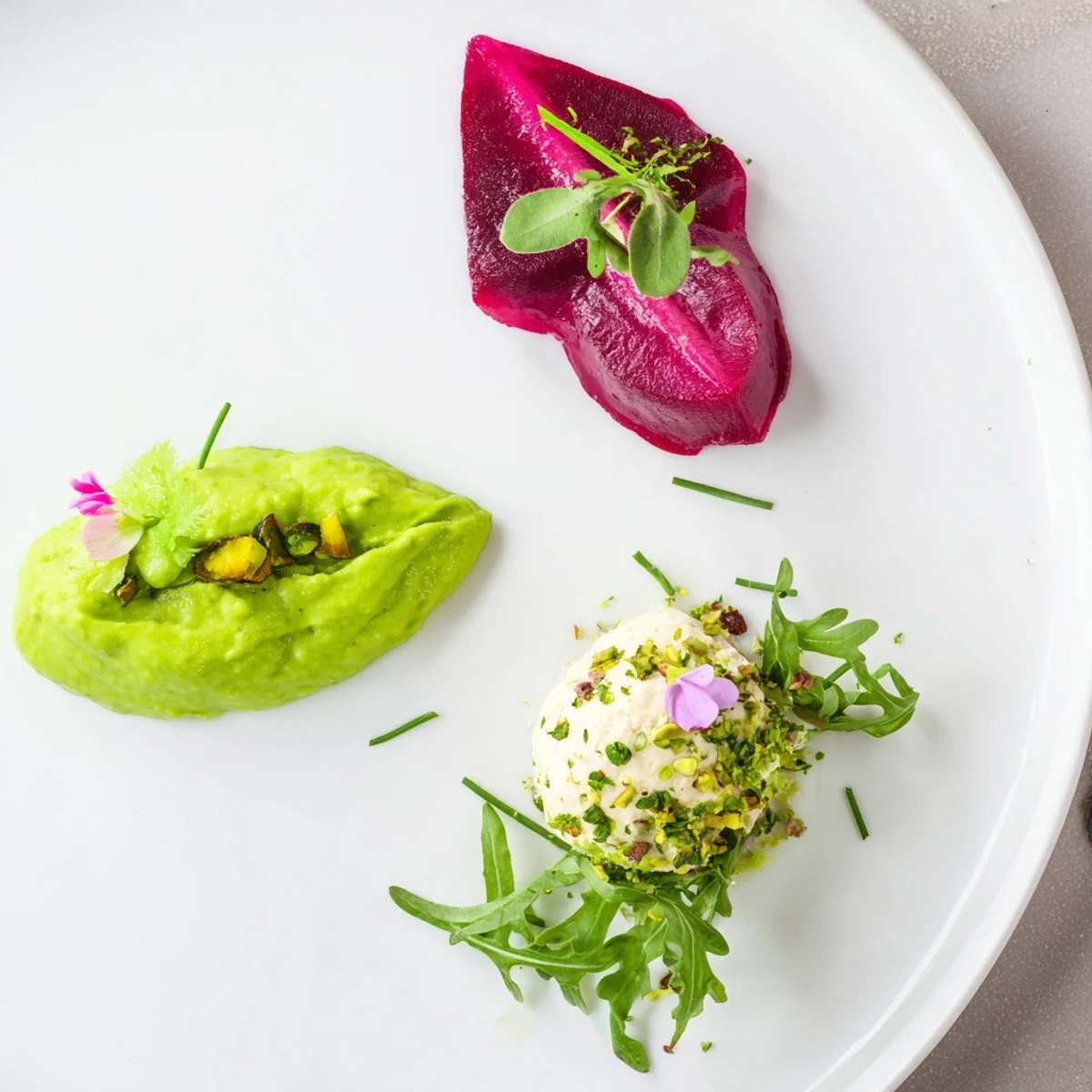 A beautifully plated image of "Lucky Clover Seasonal Starters," showcasing fresh ingredients ready to be enjoyed.