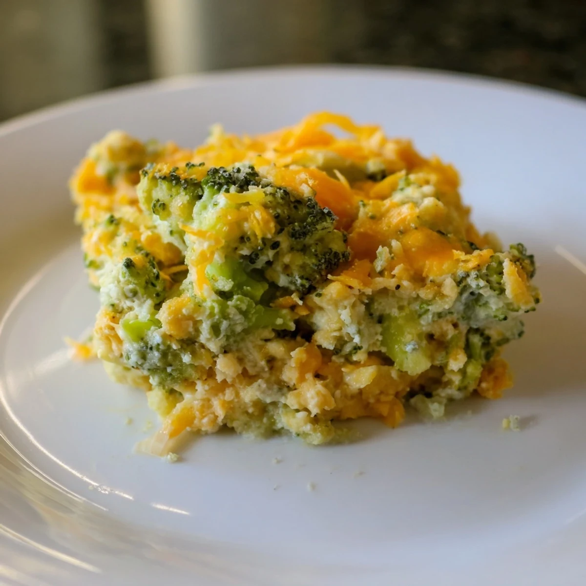 Perfectly browned Broccoli Casserole Bites, seasoned with herbs, ready to be served.