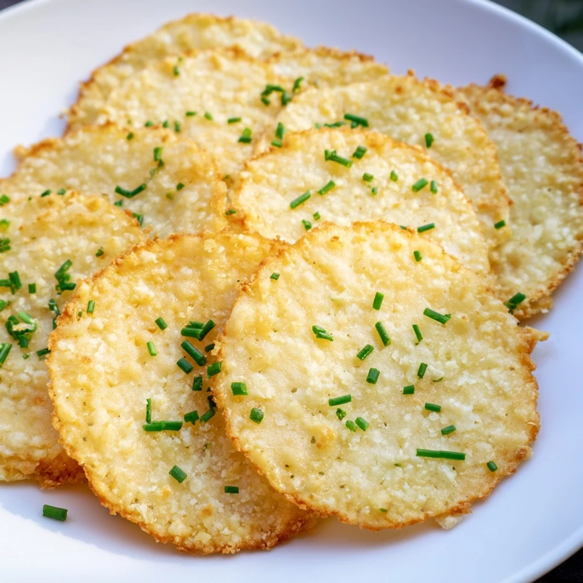 Crispy Cottage Cheese Chips