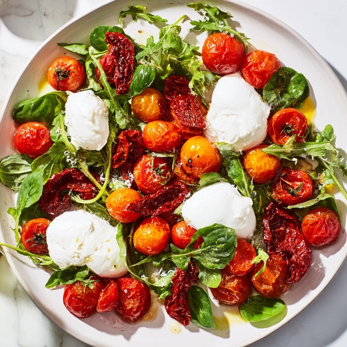Tomato Flight with Burrata
