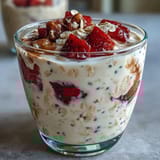 Strawberry Vanilla Protein Oats