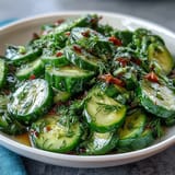 Cucumber Radish Dill Vinaigrette