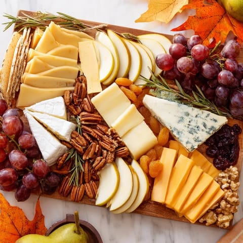 Autumn Leaf Cheese Platter