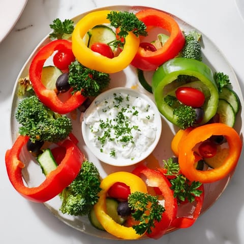 Festive Bell Pepper Wreath