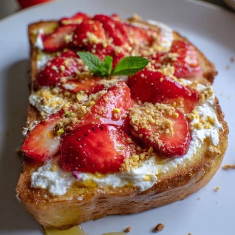 Strawberry Cheesecake Toast
