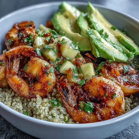 Shrimp Avocado Bowls with Mango