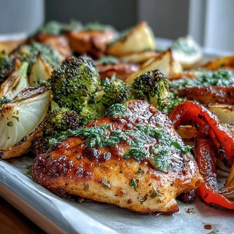 Healthy 5-Ingredient Chicken Veggies