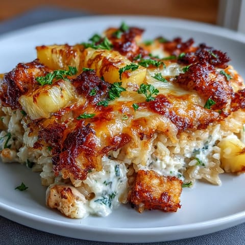 Pineapple Chicken Rice Cheese