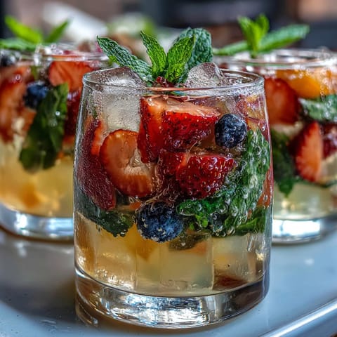 Colorful lemonade bar setup with fresh fruit and herb add-ins for a personalized summer drink experience.  