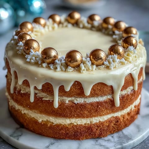 White Chocolate Drip Graduation