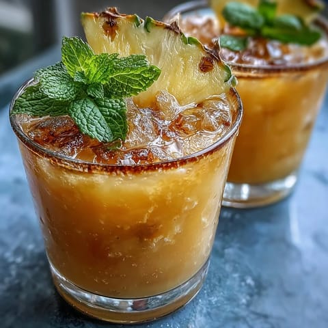 Pineapple Coconut Agua Fresca