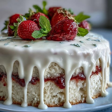 Spring Cake Floral Drip