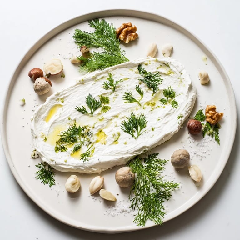 The "Fossil Record" appetizer features soft cheese fossils around a scattering of rustic nuts.