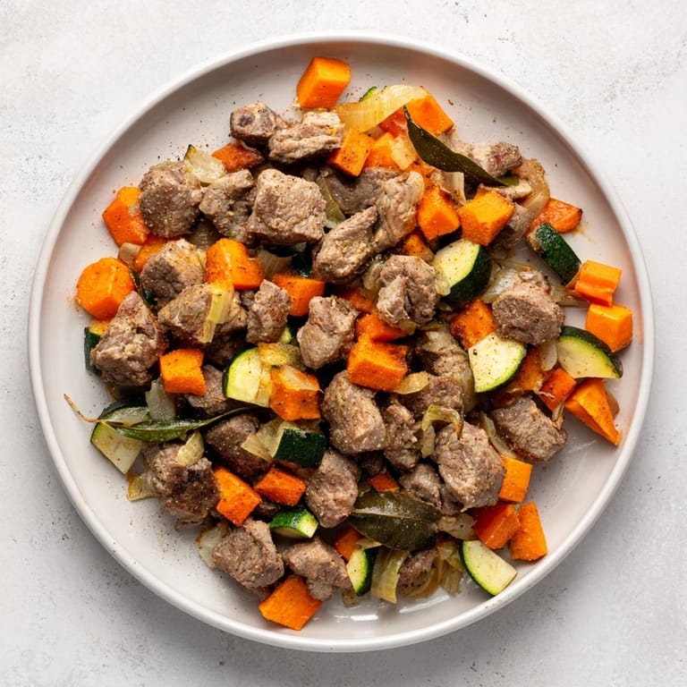 Hearty and wholesome, this Sweet Lamb Platter for a baby's party has beautifully soft lamb pieces.