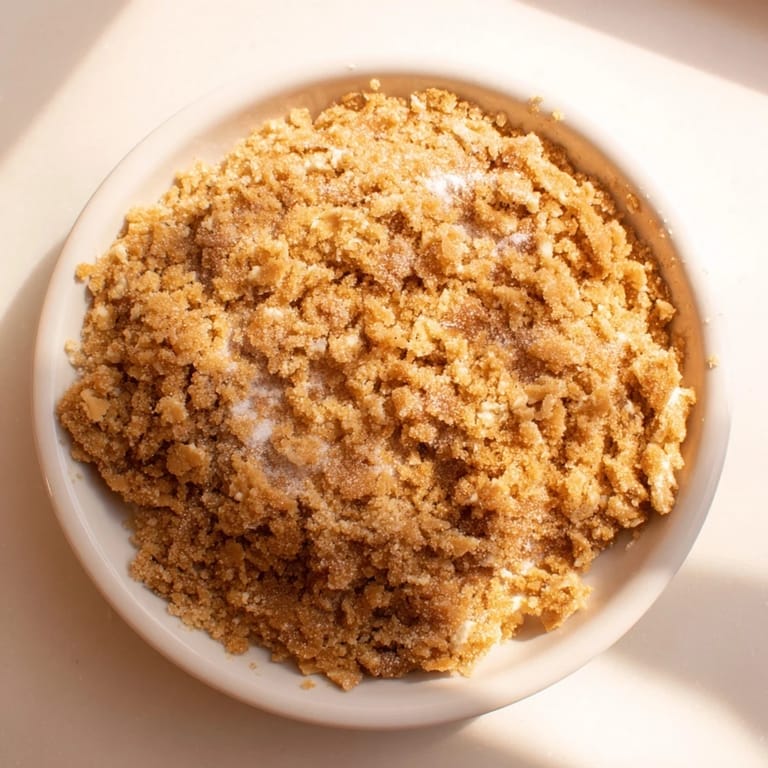 Warm, cinnamon-sugar-coated Air Fryer Pasta Christmas Crack, perfect for a cozy, crunchy treat.