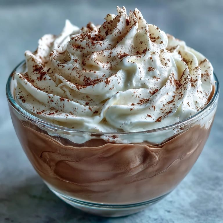 Smooth Hojicha Pudding garnished with roasted tea leaves in a small dessert cup.