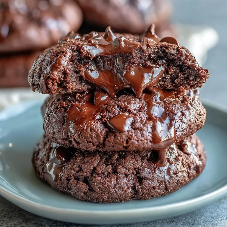 Soft and fudgy cottage cheese protein cookies bursting with chocolate flavor, perfect for a healthy snack.  