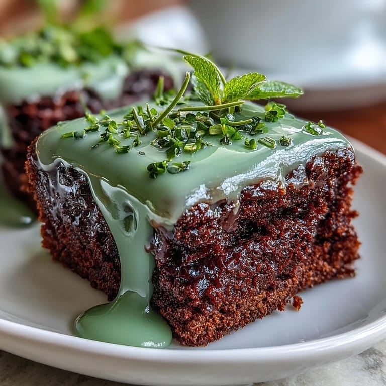 Decadent fudgy brownies transformed into lucky shamrocks with creamy green frosting, making a delightful St. Patricks Day treat for all ages.