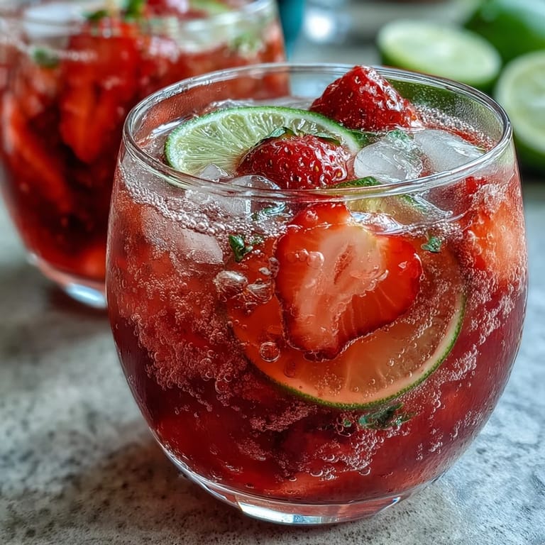 Festive non-alcoholic pink lemonade party punch bursting with berry and citrus flavors, ideal for all ages at spring events.