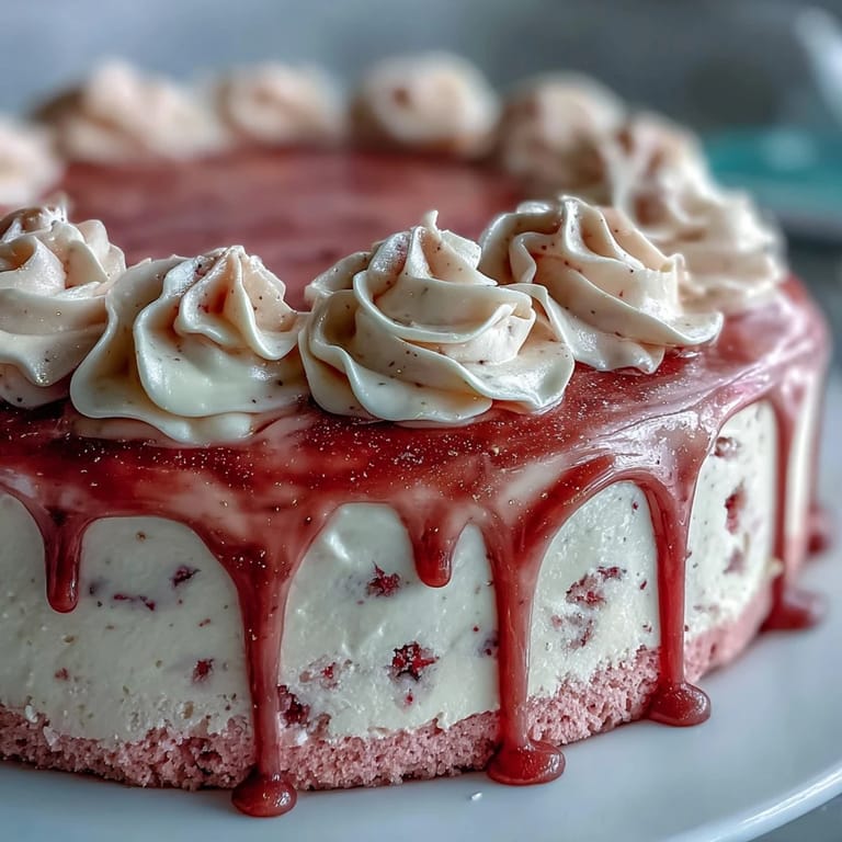 Rosé Velvet Cake, perfectly frosted, ready for a bridal shower celebration.
